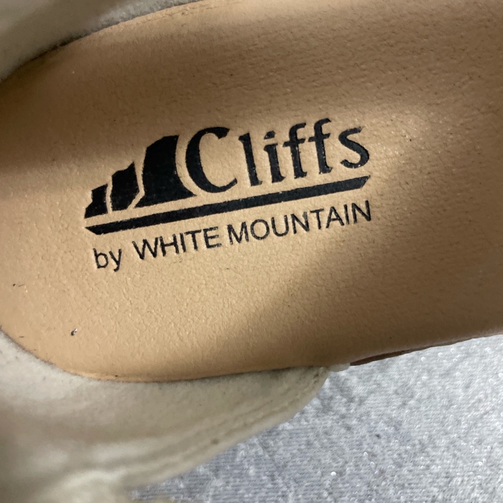 CliffsbyWhiteMountain Blake Beige ElasticCross Strap Wedge SandalsSize 9.5M(B11🤩 - Picture 5 of 9